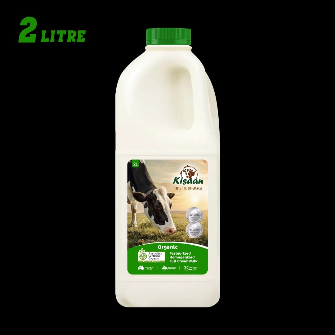 Pasteurized Homogenized Organic Milk - 2L Bottle